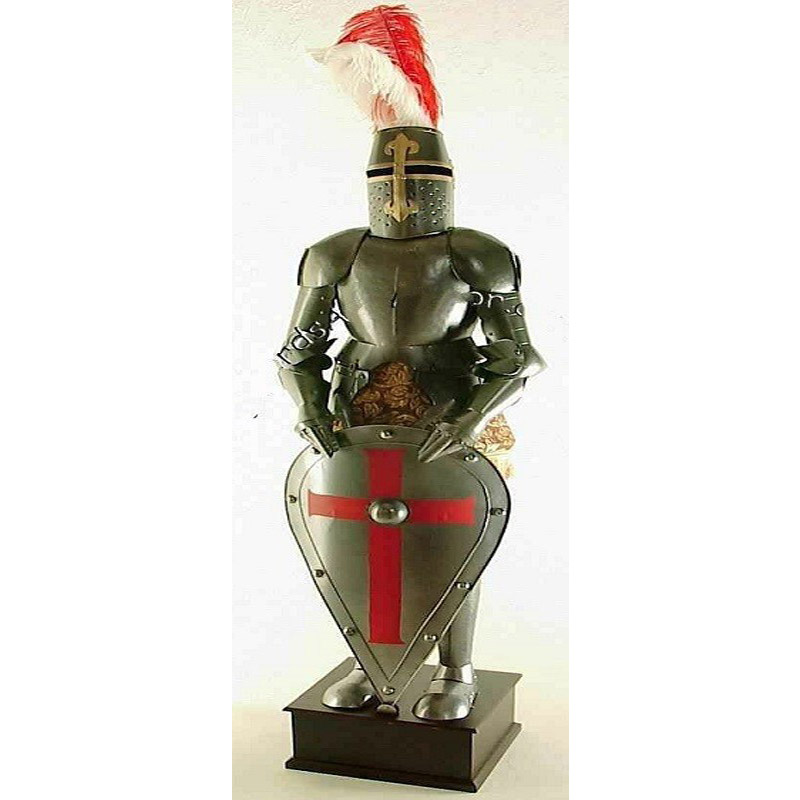 Medieval Knight Wearable Suit of Armor Crusader Combat Full Body Armor AR43