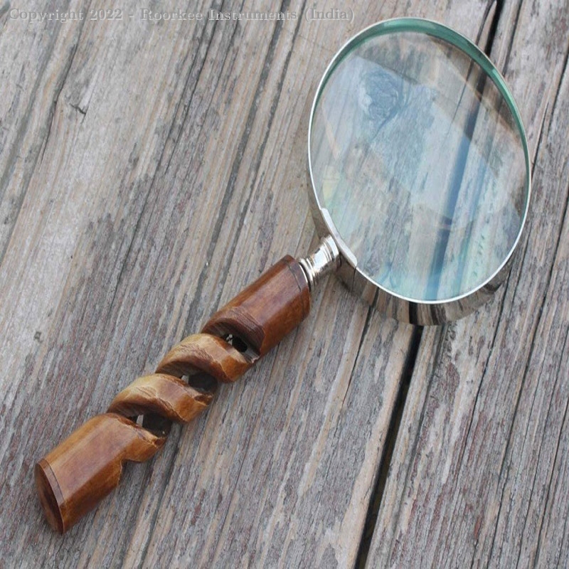 Magnifying Glass with Resin Handle, 10x Handheld Magnifying Glass Lens, Antique Magnifier, Reading, Inspection, Coin Stamp Inspection, Astrologer, Low Sight Elderly Collectible Décor Gift 4