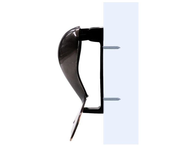 Solid Brass Humpback Whale Tail Door Knocker – Nautical Bronze Finish – Heavy Decorative Marine Door Hardware for Beach House, Coastal Home, Cabin or Ship Décor – Handcrafted Gift