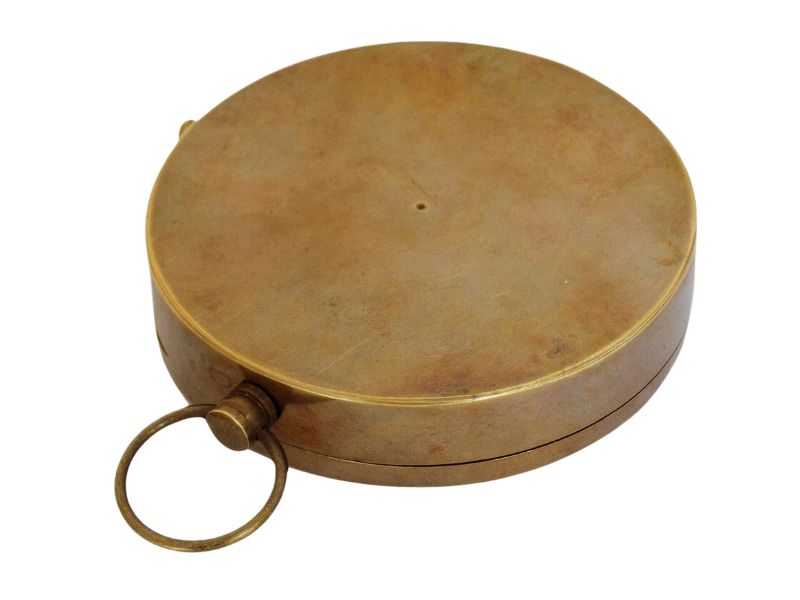 Vintage Boy Scouts of America Brass Compass | Antique Scout Engraved Pocket Compass | Inspirational Gift for Outdoor Adventure, Hiking, Camping, Navigation & Collectors