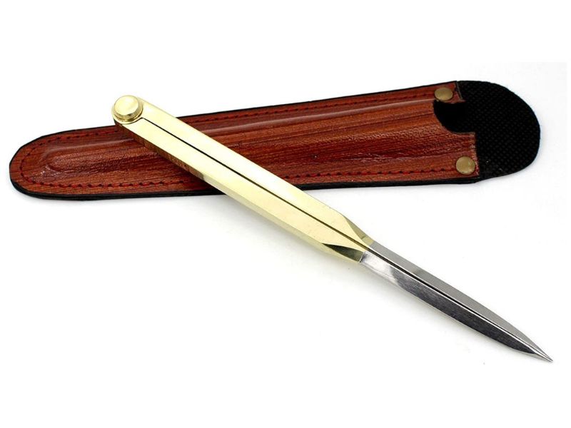 Professional 8” Solid Brass Divider – Vintage Navigation & Drawing Tool with Straight Pattern – Heavy-Duty Artist Compass for Precision Art, Drafting, Map Plotting & Geometry – Includes Leather Case