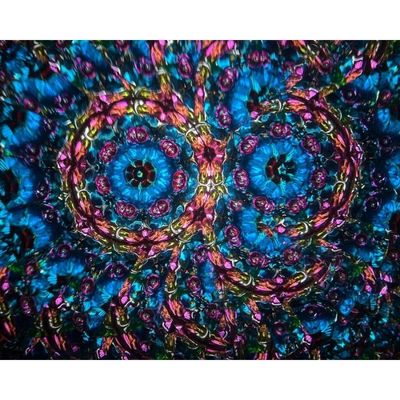 Handmade Giant Trigon Flower Brass Kaleidoscope with Hardwood Base – Artistic Collectible Optical Instrument, Unique Gift for Collectors, Art Lovers & Elegant Vintage Home Décor Display
