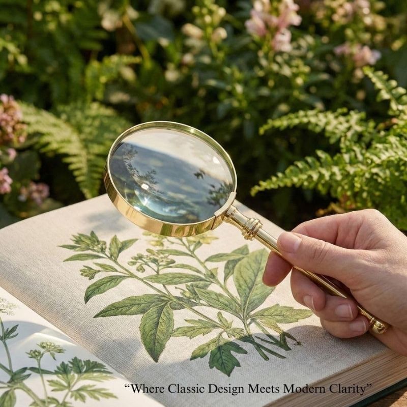 3 inch Full Brass Magnifying Glasss