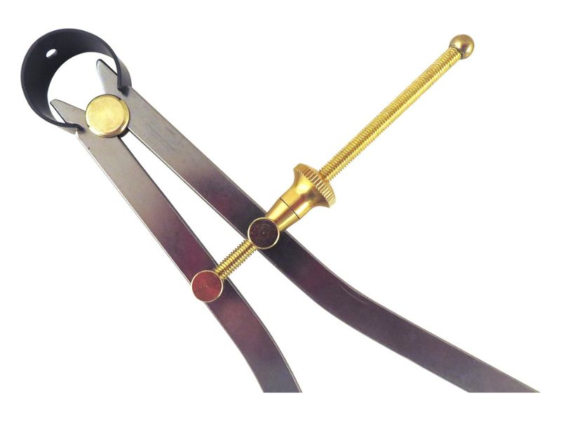 Taytools 467962 Toolmaker’s “Yankee” Quick-Spring Nut Outside Caliper – 12\