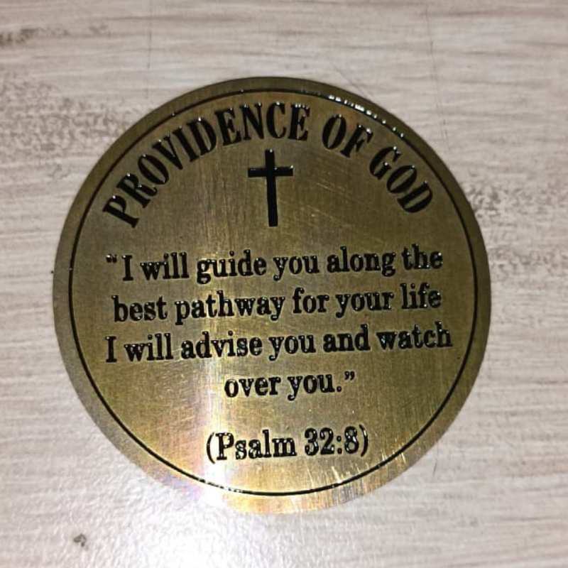 HANDMADE BRASS DIAL PROVIDENCE OF GOD 44 MM