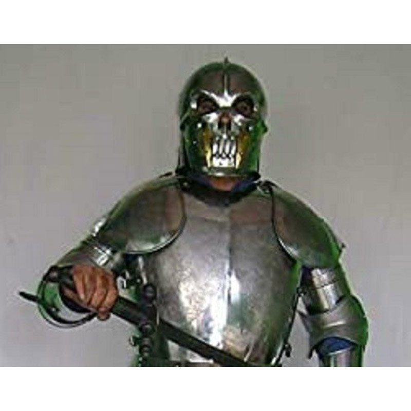 Medieval Knight Wearable Suit of Armor Crusader Combat Full Body Armor AR09
