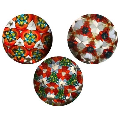 Handmade Brass & Wood Lacquered Kaleidoscope with Wooden Base – Vintage Optical Collectible for Adults, Special Occasions & Easter Gift – Unique Brass Kaleidoscope Home Décor