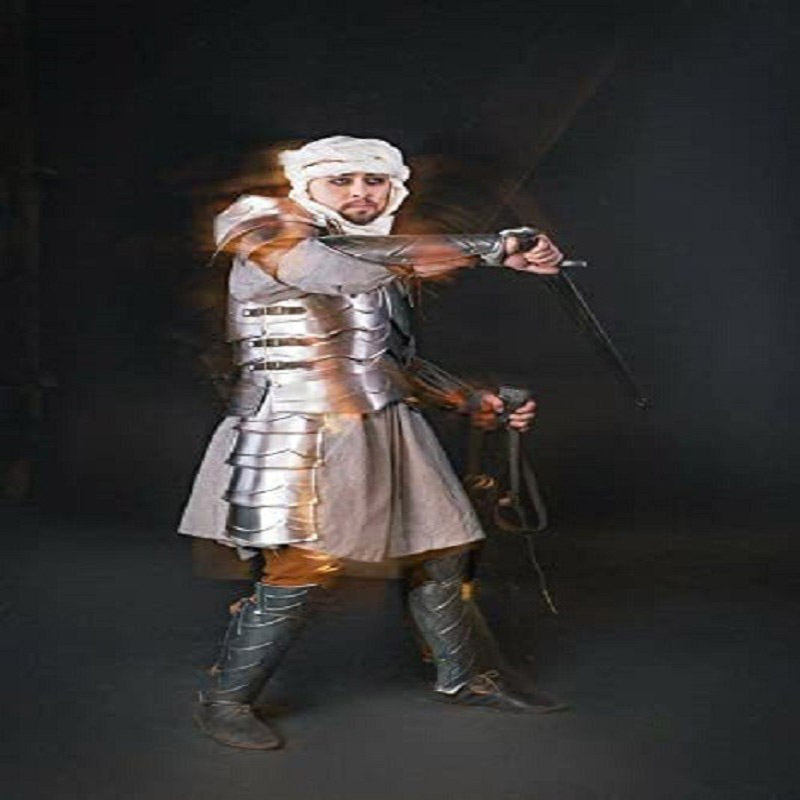 Medieval Fantasy Assassin and Functional Greek LARP SCA Armor Kit Full Suit of Armor Christmas Costume