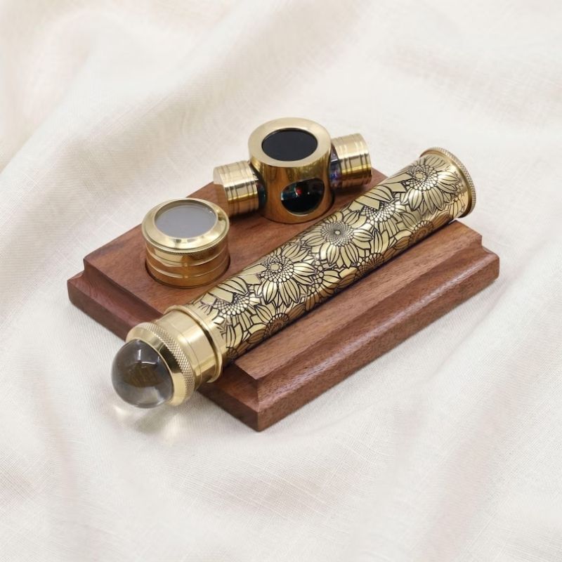 Interchangeable Brass Kaleidoscope \