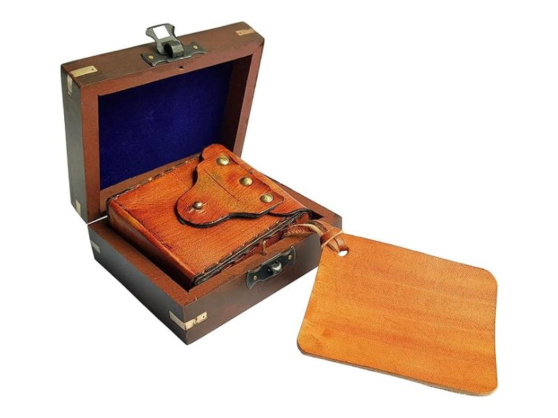 Rumi’s Brass Seek Compass with Leather Pouch & Gift Box – Inspirational Quote Compass for Graduation, Confirmation, Anniversary, Birthday, Valentine, New Year, Corporate Gifts, Adventure Keepsake