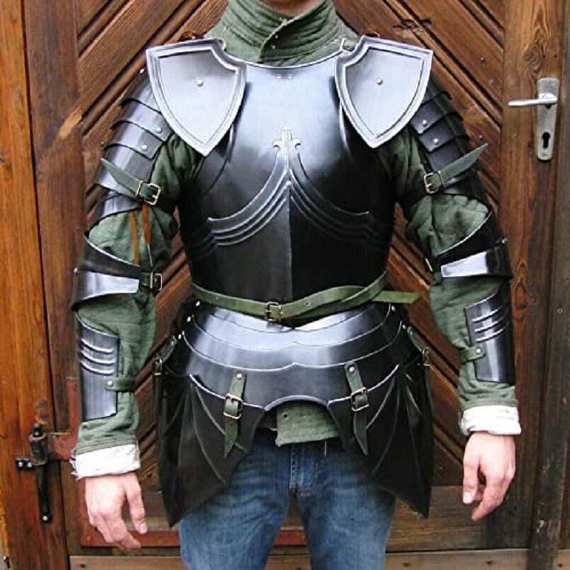 Medieval Armor Half Body 18GA Suit of Gothic Captain Arm Suit 1530ct Battle Christmas Costume