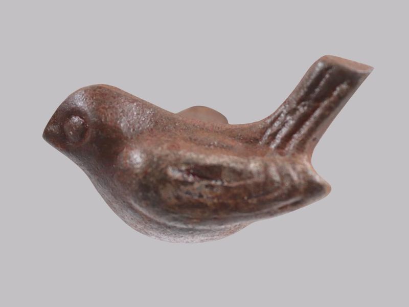 Rustic Iron Bird Drawer Knobs (Set of 6) – Vintage Boho Cabinet Pulls for Kitchen, Dresser, Wardrobe & Outdoor Furniture – Handcrafted Antique Finish Handles