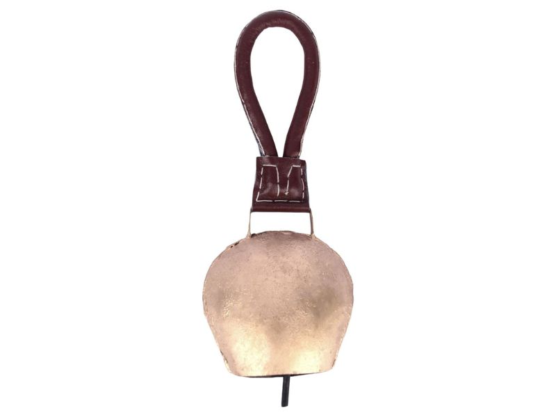 Handmade Swiss Cow Bell Rustic Antique Door Chime and Wind Chime Decoration for Weddings Festivals Home Entryway Indoor Outdoor Use