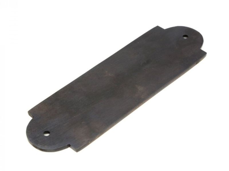 Vintage Brass “WOMEN” Restroom Door Sign | Solid Cast Brass Plaque with Black Background | Antique Finish Bathroom Door Plate with Screws | Handmade Wall Mount Sign for Home, Café & Office