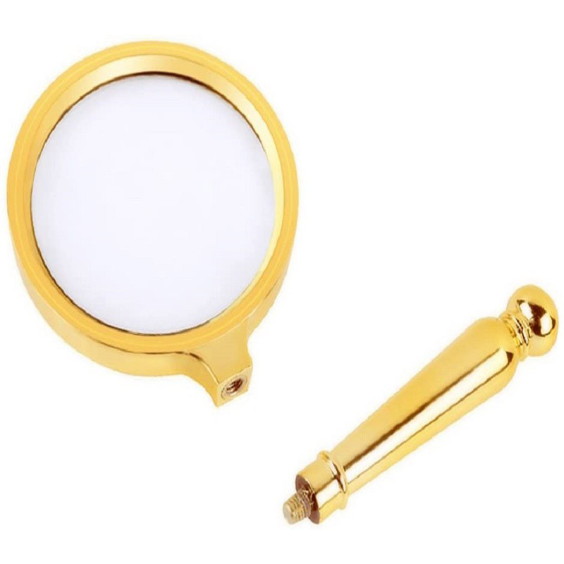 10X Handheld Magnifier with Metal Handle Bronze, 810X Handheld Magnifier with Metal Handle Bronze,0mm Reading Magnifying Glass for Map,Newspaper,Documents,Labels,Failing Vision,Fire Starting,Jewelry,Crafts,Best Gifts for Seniors Kids