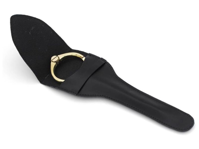 Nautical Brass Navigation Divider for Maritime and Naval Use – Antique Geometry Drafting Compass – Professional Solid Brass Drawing and Measuring Tool with Leather Case – Ideal for Map Plotting, Sailing, and Art Projects