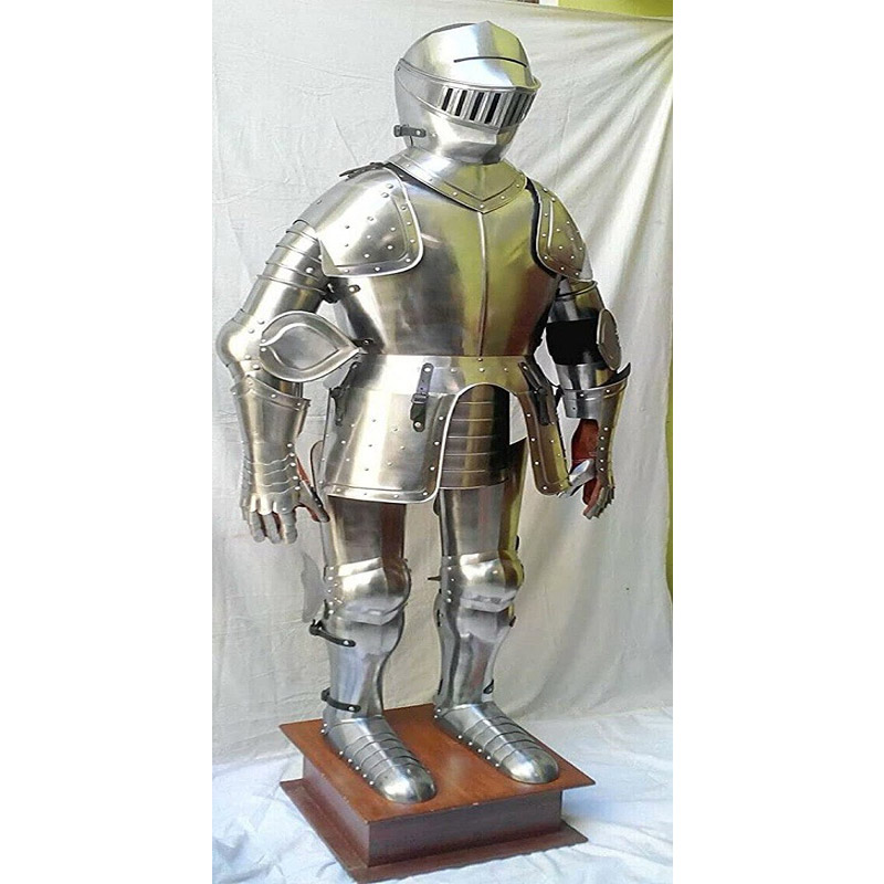 Medieval Knight Wearable Suit of Armor Crusader Combat Full Body Armor AR1