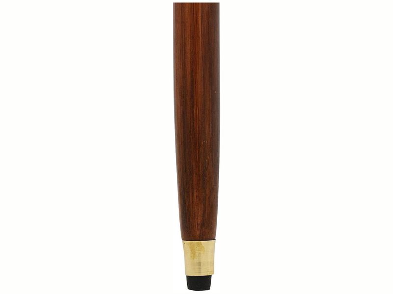 Brass Peacock Handle Wooden Walking Cane – Vintage Style Solid Brass Bird Design Stick – 37 Inch Handmade Walking Stick for Men & Women – Antique Finish Gift Cane with Rosewood Shaft