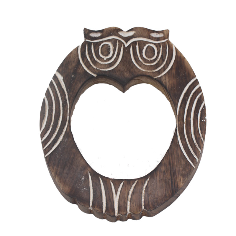 Beautiful Curtain Tiebacks, Antique Wooden Curtain Hook, Owl Rustic Decorative Curtain Holdbacks, Set Of 2