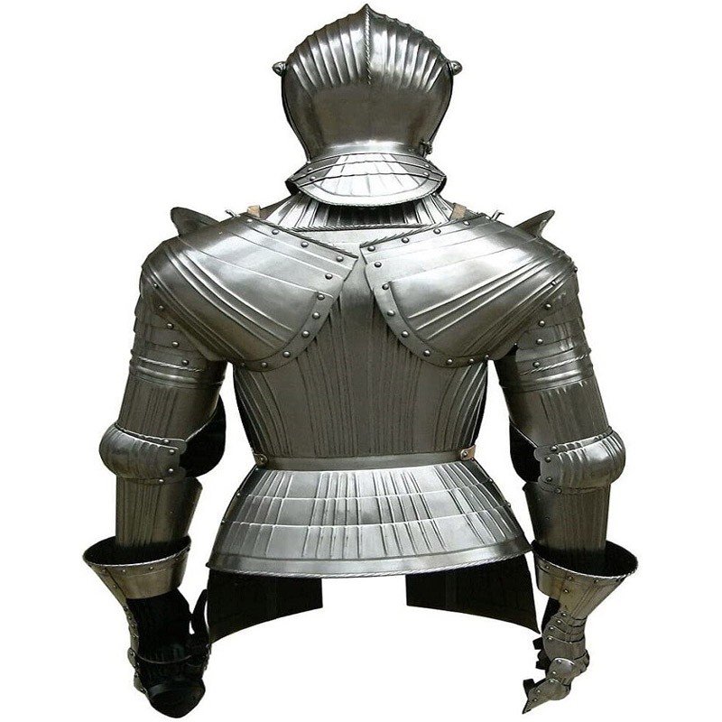 18GA Medieval Warrior LARP Maximilian Half Body Armor Suit of Armor