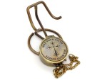 Brass Compass with Cross & “May Your Faith Always Guide You” Engraved | Christian Keepsake Compass with Display Stand | Baptism, Confirmation, Missionary & Birthday Gift for Men & Women
