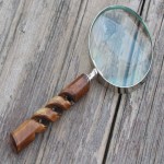 Magnifying Glass with Resin Handle, 10x Handheld Magnifying Glass Lens, Antique Magnifier, Reading, Inspection, Coin Stamp Inspection, Astrologer, Low Sight Elderly Collectible Décor Gift 4