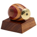 Handmade Brass & Wood Lacquered Kaleidoscope with Wooden Base – Vintage Optical Collectible for Adults, Special Occasions & Easter Gift – Unique Brass Kaleidoscope Home Décor