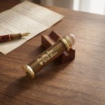 Handcrafted Brass Teleidoscope Pendant Necklace – Vintage Optical Art Jewelry