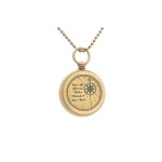 NOT ALL THOSE , Quote  Antique Nautical Vintage Directional Magnetic Compass Necklace 