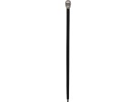 Brass Walking Stick Unique Knob Skull Head Walking Stick Cane Victorian Wooden Cane, Black and Silver, Skull Handle Vintage Style