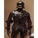 Medieval Warrior Knight Gothic Full Suit of Armor Blackened Cuirass Body Armor