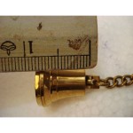 Brass Bell Key Chain- Collectible Marine Nautical Key Ring