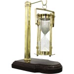 Vintage Wooden Stand Sand Timer Hanging Hourglass Vintage Clock Design Collection of Xmas Gifts