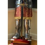 Halloween Armor 6 Feet Medieval Knight Crusader Full Suit of Armor Collectible