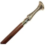 Vintage Nautical Solid Brass Handle Designer Wooden Walking Stick Cane Best Gift Item