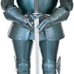 Medieval 16th Century Blued Full Suit of Armor Knight Crusader Armor