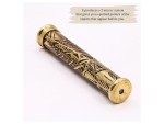Handmade Antique Brass Teleidoscope Vintage Wooden Display Stand Unique Nautical Decor and Collectible Gift