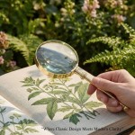 3 inch Full Brass Magnifying Glasss