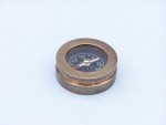 Antique Brass Nautical Marine Compass Paperweight – Vintage Desk Décor, Office Gift, Maritime Theme, Decorative Navigation Instrument for Sailors, Collectors, and Sea Lovers