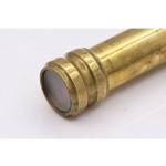 Handmade Brass Mini Kaleidoscope – Pocket Optical Toy with Colorful Beads – Collectible Vintage Gift for Kids, Art Lovers & Home Décor Enthusiasts