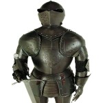 Medieval Knight Wearable Suit of Armor Crusader Combat Full Body Armor AR30