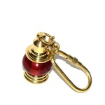 Nautical Brass Lantern Key Chain Collectible Key Ring Vintage Item for Gifted