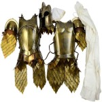 Medieval Steel LARP Warrior Kings guard Half Body Armor Suit Knight Full Suit