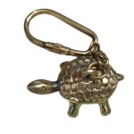 Handmade Brass Turtle Key ring