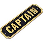 Vintage Handmade Captain Door Sign Nautical Antique Home Décor