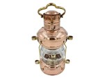 Antique Copper Hanging Maritime Ship Lantern Kerosene Oil Lamp Leeds Burton Nautical Camping Ship Lantern Brass Oil Lamp