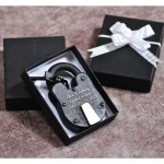 Handmade Brass Rivet Regular Lock 2 inch lever 3.5 inch Black Iron Lock