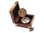 For I Know The Plans I Have For You” Jeremiah 29:11 Brass Engraved Compass with Leather Case | Christian Inspirational Compass Gift for Baptism, First Communion, Graduation, Confirmation, Boys & Girls