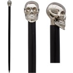 Solid Brass Skull Head Walking Cane Wooden Rosewood Walking Stick Designer Fashion Cane for Men