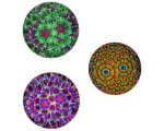 Handmade Brass Kaleidoscope with Interchangeable Wheels and Wooden Display Stand DIY Optical Art Collectible Gift for Adults